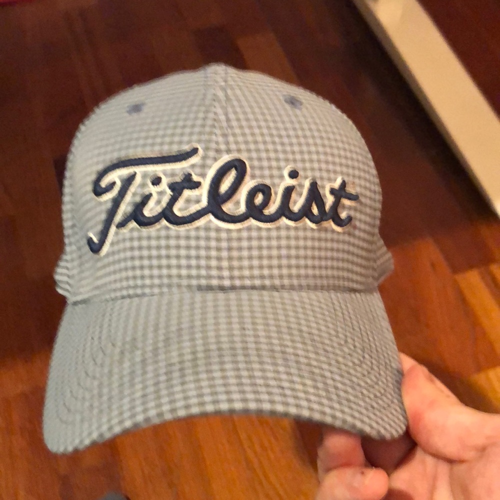 Title isn’t golf hat - never worn blue check